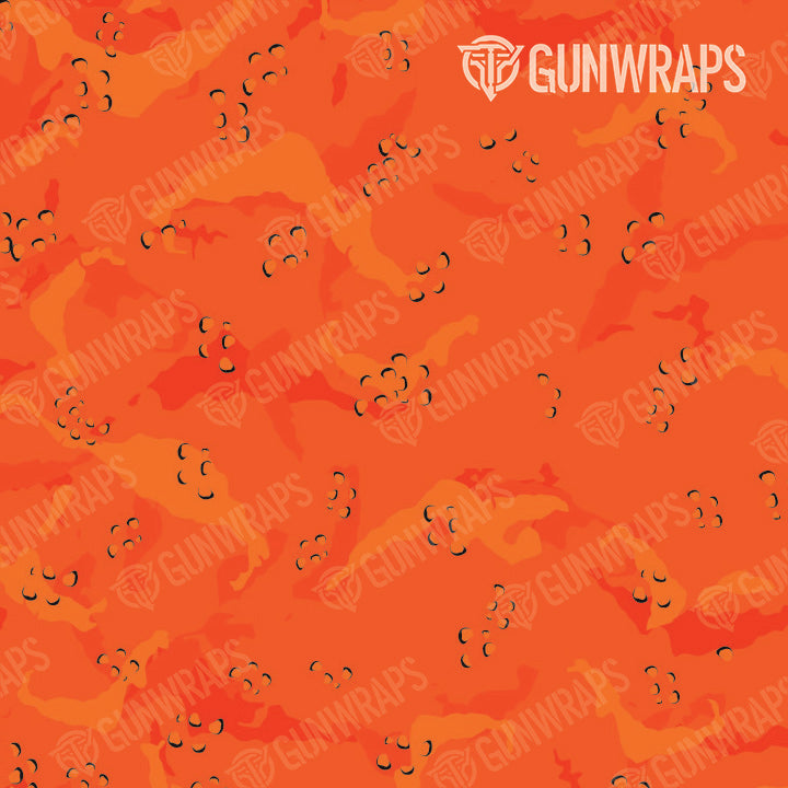 AR 15 Mag Battle Storm Elite Orange Camo Gun Skin Pattern