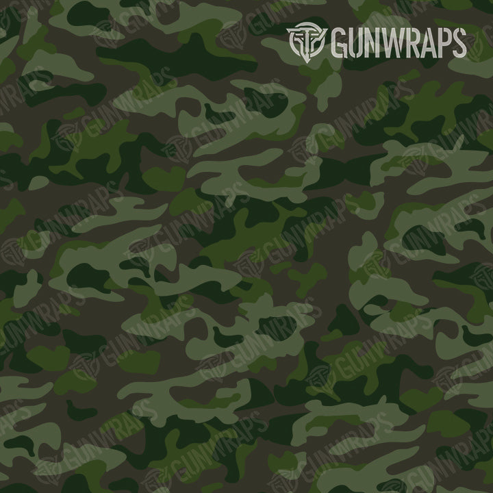 AR 15 Classic Army Dark Green Camo Gun Skin Pattern