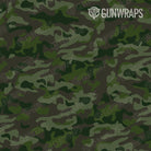 AR 15 Mag Well Classic Army Dark Green Camo Gun Skin Pattern