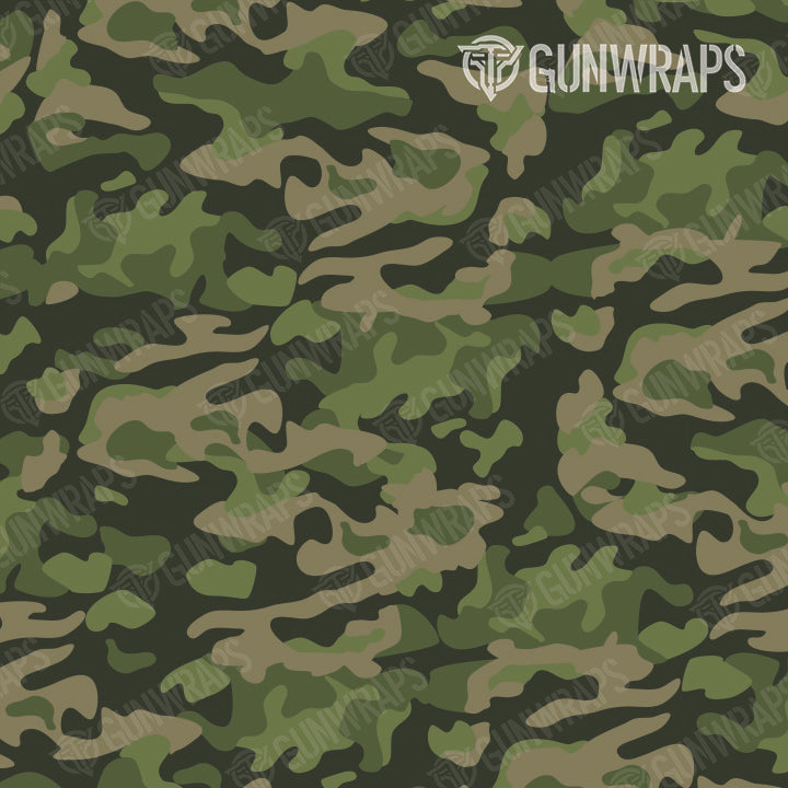 AR 15 Classic Army Green Camo Gun Skin Pattern