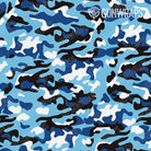 AR 15 Mag & Mag Well Classic Baby Blue Camo Gun Skin Pattern