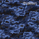 Shotgun Classic Blue Midnight Camo Gun Skin Pattern