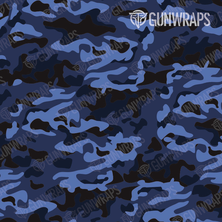 Shotgun Classic Blue Midnight Camo Gun Skin Pattern