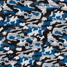 AR 15 Mag Classic Blue Tiger Camo Gun Skin Pattern