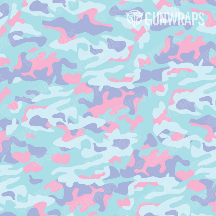 Rifle Classic Cotton Candy Camo Gun Skin Pattern