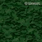 AR 15 Mag Well Classic Elite Green Camo Gun Skin Pattern