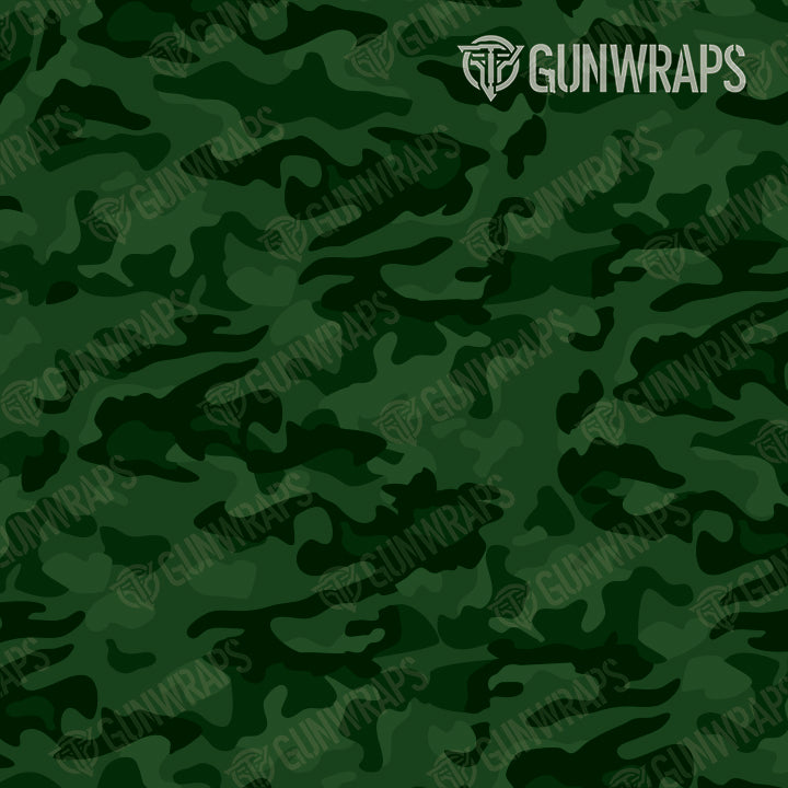 AR 15 Mag Well Classic Elite Green Camo Gun Skin Pattern