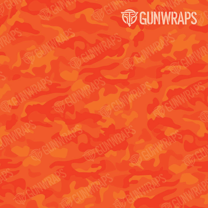 AR 15 Mag & Mag Well Classic Elite Orange Camo Gun Skin Pattern