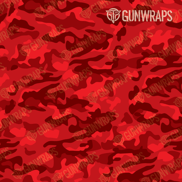 AR 15 Mag Classic Elite Red Camo Gun Skin Pattern