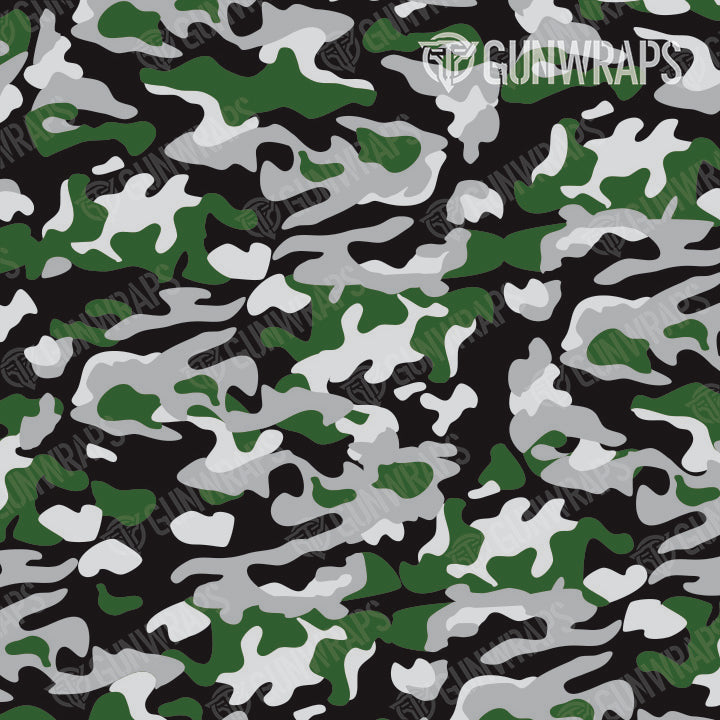 Rifle Classic Green Tiger Camo Gun Skin Pattern