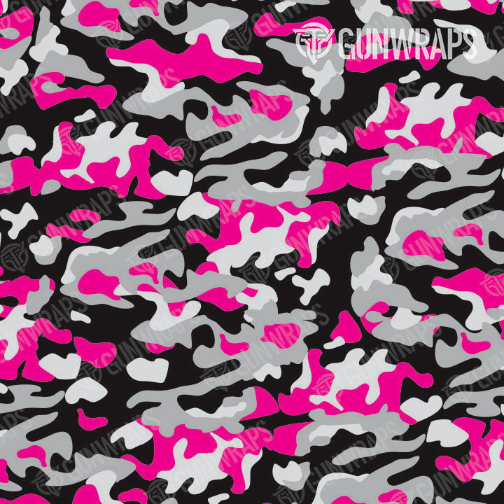 AR 15 Mag Well Classic Magenta Tiger Camo Gun Skin Pattern