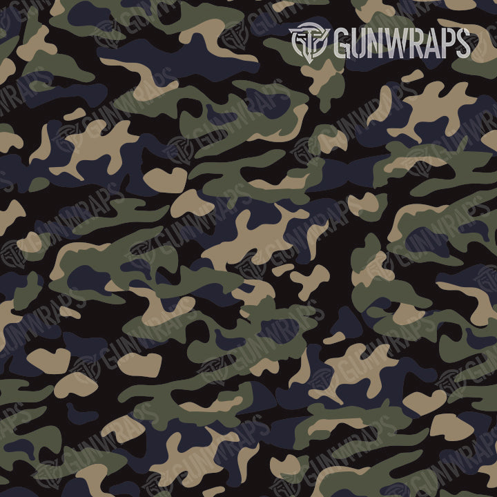 Tactical Classic Militant Blue Camo Gun Skin Pattern