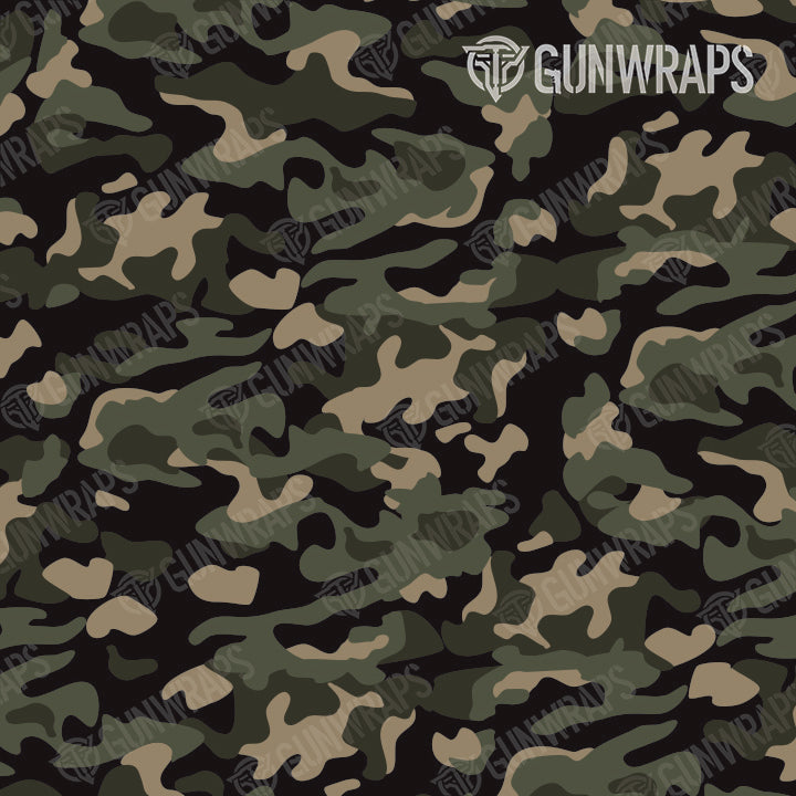 Tactical Classic Militant Green Camo Gun Skin Pattern