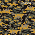 AR 15 Classic Militant Yellow Camo Gun Skin Pattern