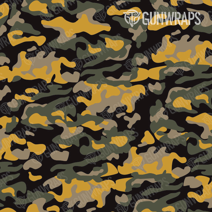 Pistol & Revolver Classic Militant Yellow Camo Gun Skin Pattern