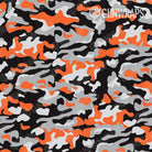 AR 15 Classic Orange Tiger Camo Gun Skin Pattern