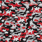 AR 15 Mag Well Classic Red Tiger Camo Gun Skin Pattern