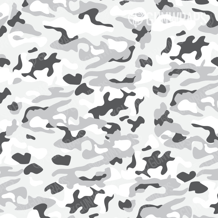 AK 47 Mag Classic Snow Camo Gun Skin Pattern