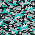 AK 47 Classic Tiffany Blue Tiger Camo Gun Skin Pattern