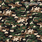 Knife Classic Woodland Camo Gear Skin Pattern