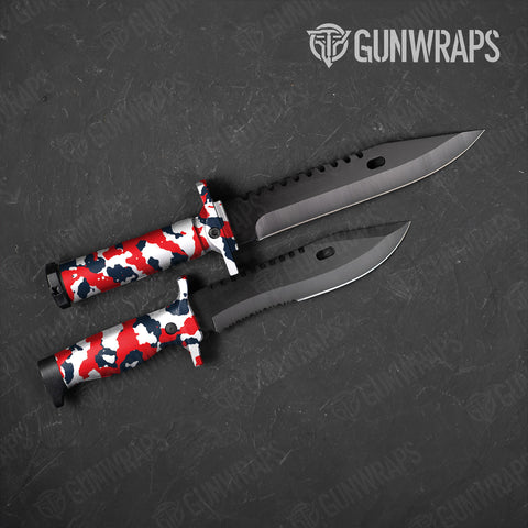 Cumulus Camo Knife Gear Skin Vinyl Wraps