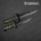 Cumulus Army Green Camo Knife Gear Skin Vinyl Wrap