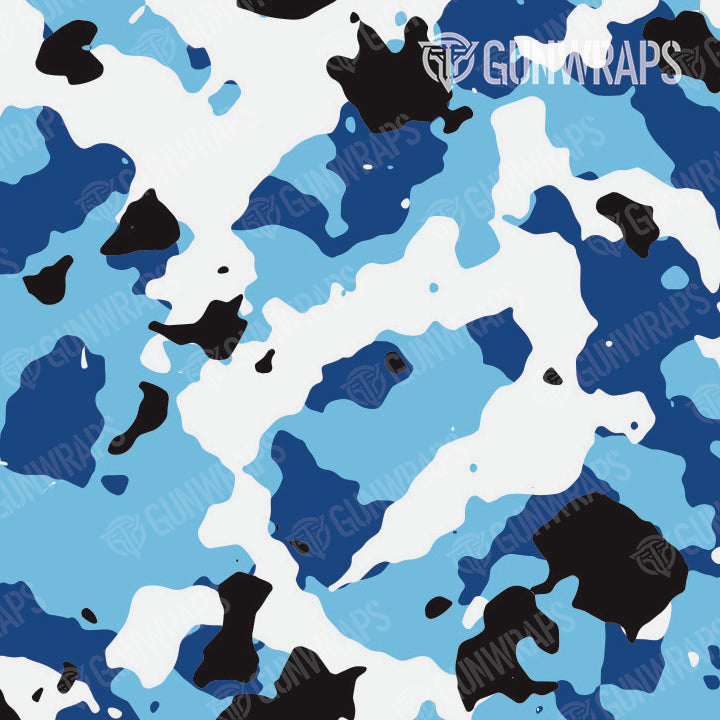 Pistol & Revolver Cumulus Baby Blue Camo Gun Skin Pattern