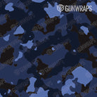 AR 15 Mag Well Cumulus Blue Midnight Camo Gun Skin Pattern
