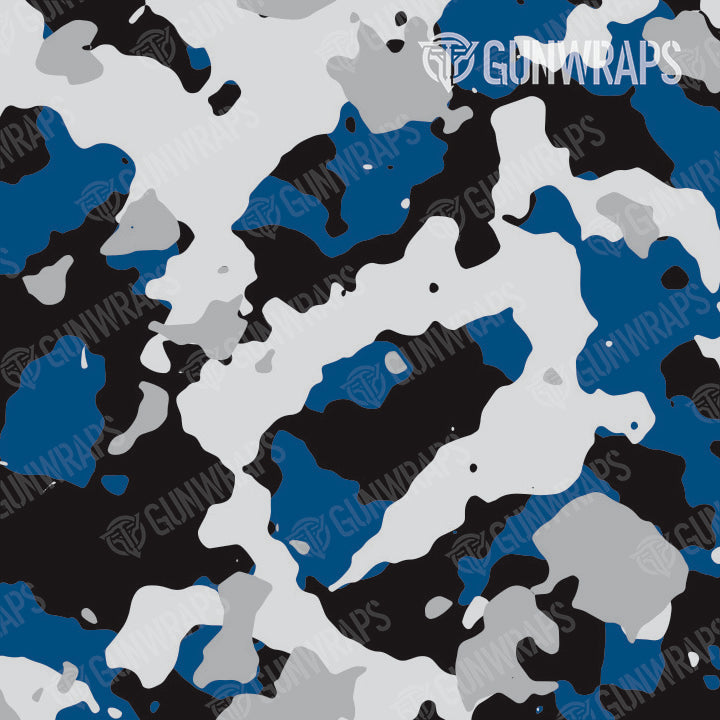 Universal Sheet Cumulus Blue Tiger Camo Gun Skin Pattern