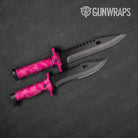 Cumulus Elite Magenta Camo Knife Gear Skin Vinyl Wrap