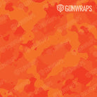 AR 15 Mag & Mag Well Cumulus Elite Orange Camo Gun Skin Pattern