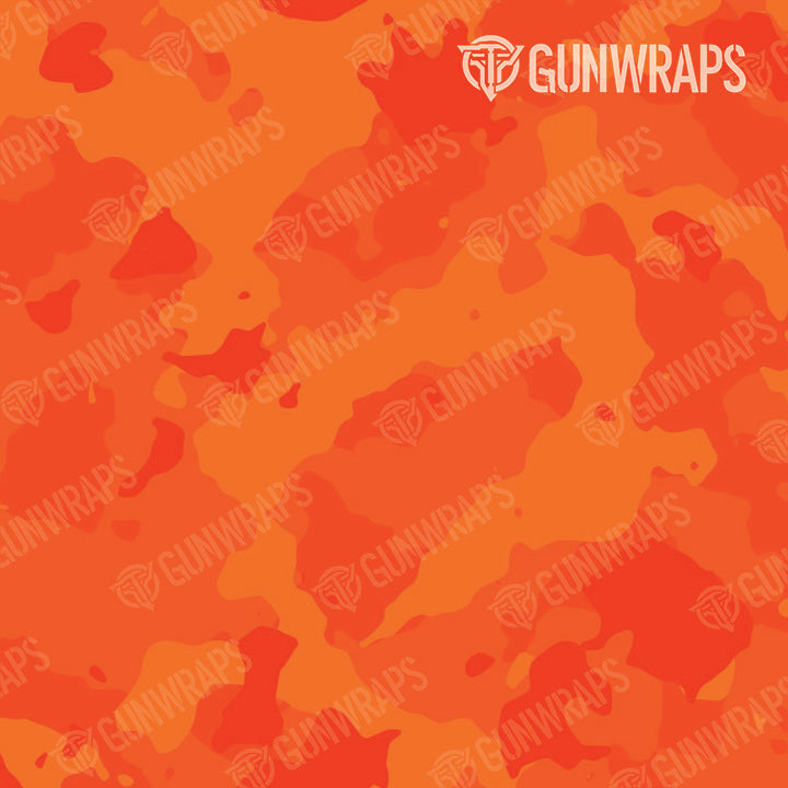 Universal Sheet Cumulus Elite Orange Camo Gun Skin Pattern