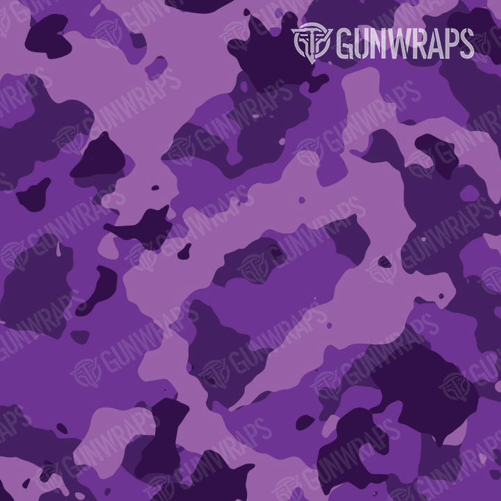 AR 15 Mag Well Cumulus Elite Purple Camo Gun Skin Pattern