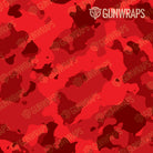 AR 15 Mag Well Cumulus Elite Red Camo Gun Skin Pattern
