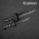 Cumulus Midnight Camo Knife Gear Skin Vinyl Wrap
