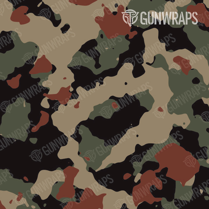 AR 15 Cumulus Militant Copper Camo Gun Skin Pattern