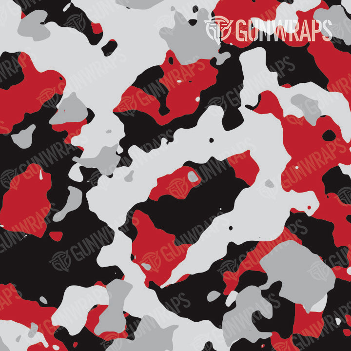 Shotgun Cumulus Red Tiger Camo Gun Skin Pattern