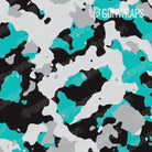 AR 15 Cumulus Tiffany Blue Tiger Camo Gun Skin Pattern