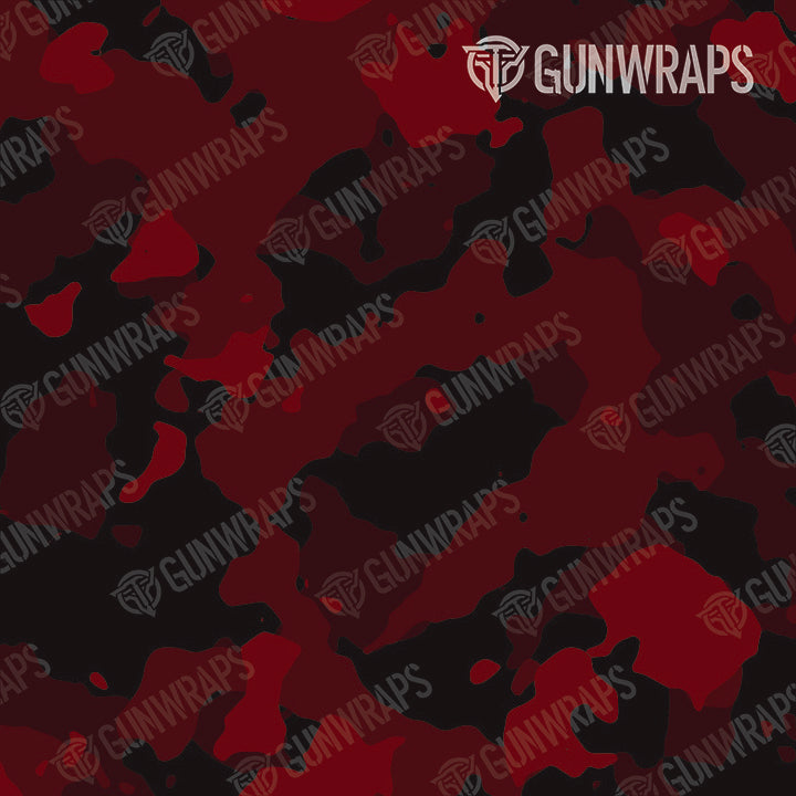 AR 15 Cumulus Vampire Red Camo Gun Skin Pattern