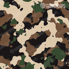 Tactical Cumulus Woodland Camo Gun Skin Pattern