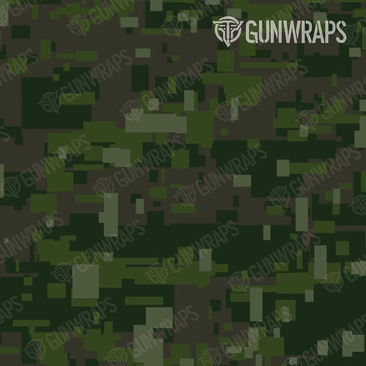 AK 47 Mag Digital Army Dark Green Camo Gun Skin Pattern