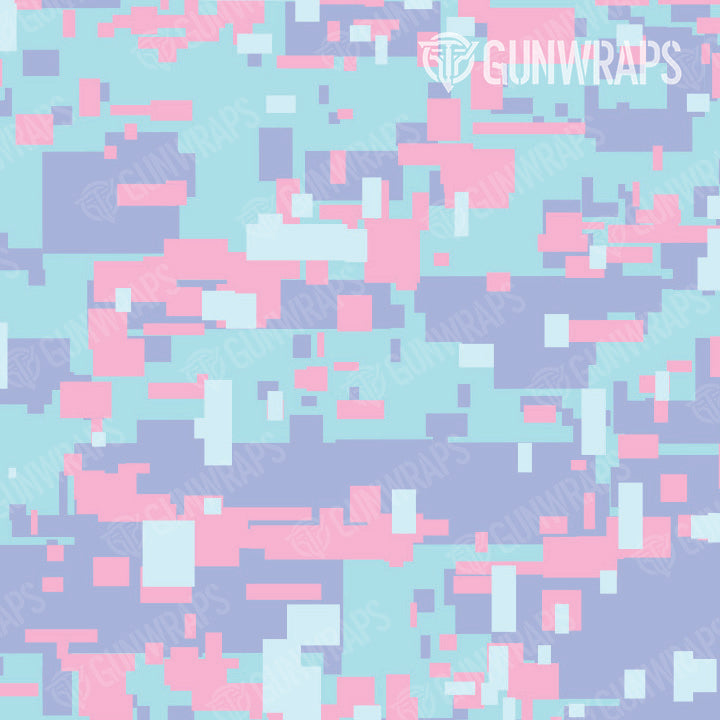 AR 15 Mag Well Digital Cotton Candy Camo Gun Skin Pattern