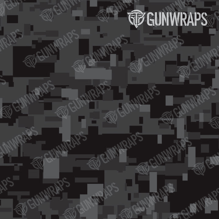 AK 47 Mag Digital Elite Black Camo Gun Skin Pattern