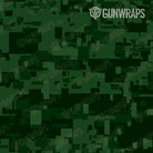 AR 15 Mag Well Digital Elite Green Camo Gun Skin Pattern