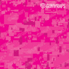 AR 15 Digital Elite Magenta Camo Gun Skin Pattern