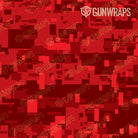 Shotgun Digital Elite Red Camo Gun Skin Pattern