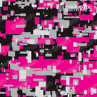 AR 15 Digital Magenta Tiger Camo Gun Skin Pattern