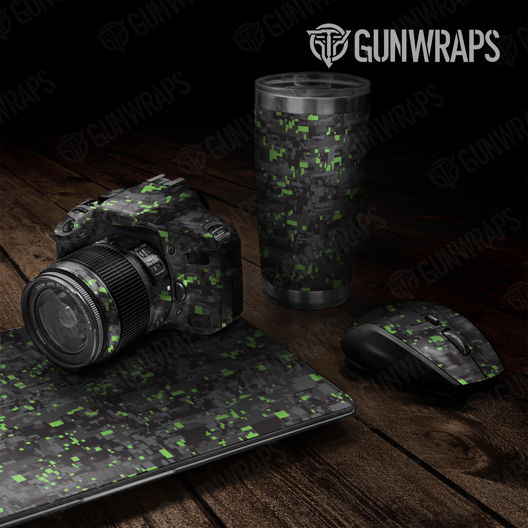 Digital Metro Green Camo Universal Sheet 