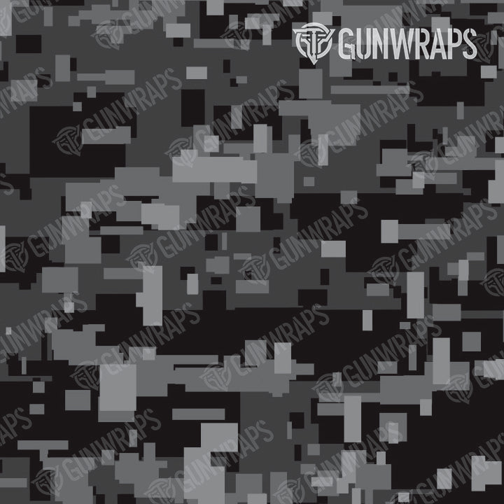 AR 15 Digital Midnight Camo Gun Skin Pattern