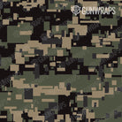 AR 15 Digital Militant Charcoal Camo Gun Skin Pattern